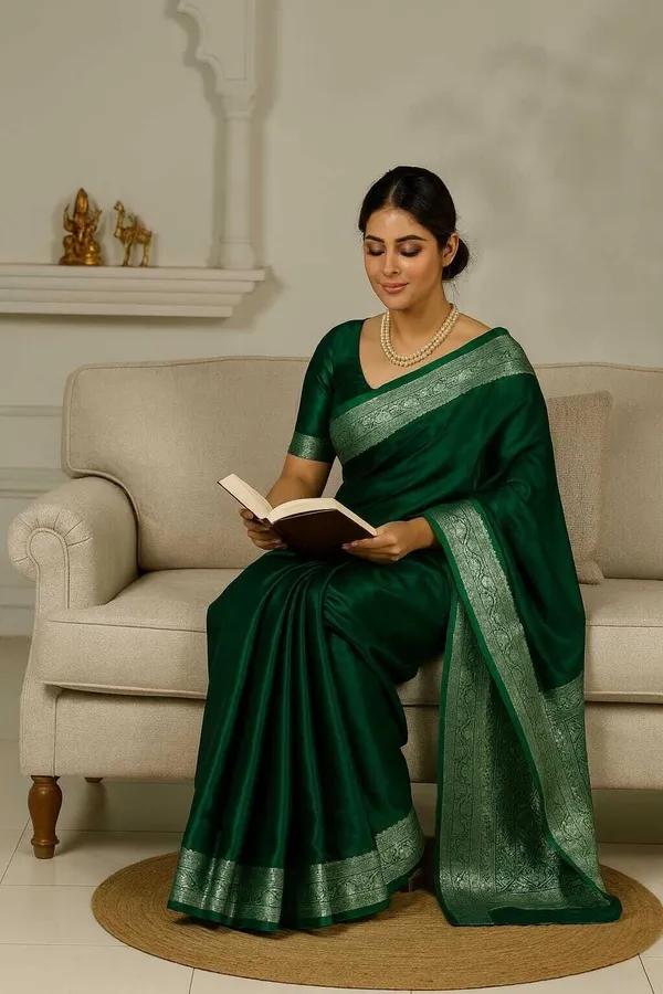 Weaver_Store_Woven_Banarasi_Art_Silk_Saree_(Green)
