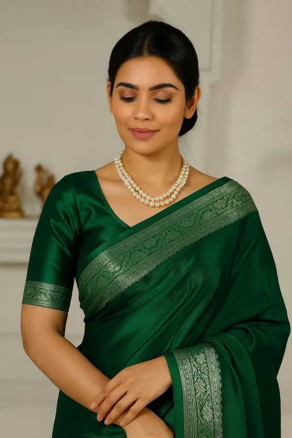 Weaver_Store_Woven_Banarasi_Art_Silk_Saree_(Green)