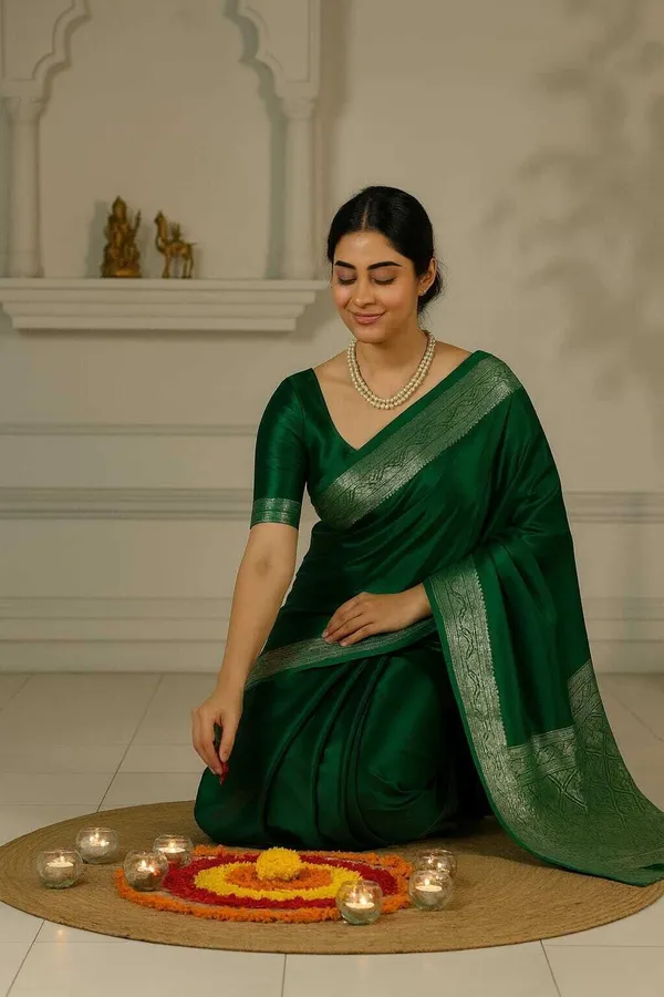 Weaver_Store_Woven_Banarasi_Art_Silk_Saree_(Green)