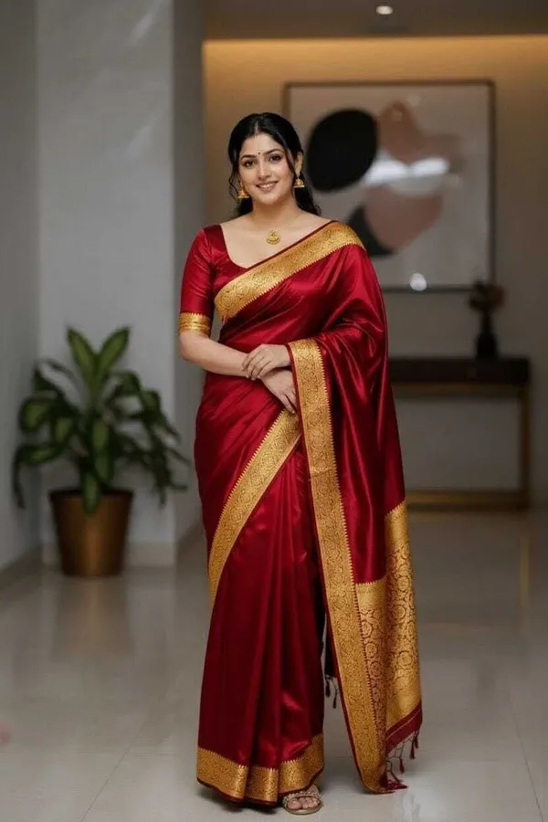 Weaver_Store_Woven_Banarasi_Art_Silk_Saree_(Red)