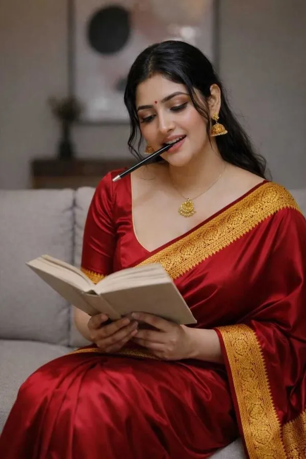 Weaver_Store_Woven_Banarasi_Art_Silk_Saree_(Red)