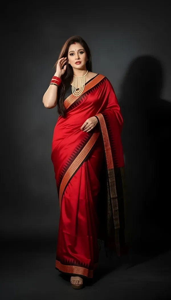 Weaver_Store_Woven_Banarasi_Art_Silk_Saree_(Red)