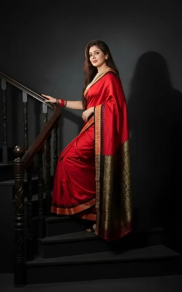 Weaver_Store_Woven_Banarasi_Art_Silk_Saree_(Red)