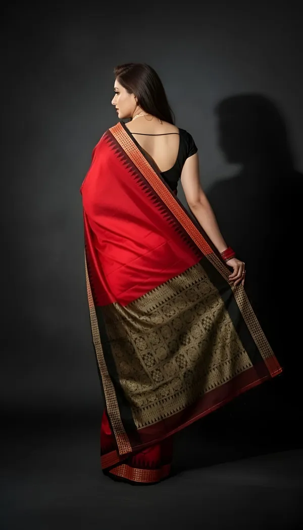 Weaver_Store_Woven_Banarasi_Art_Silk_Saree_(Red)