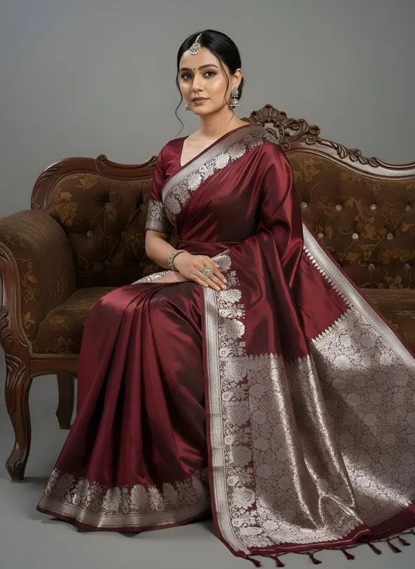 Weaver_Store_Woven_Banarasi_Art_Silk_Saree_(Red)
