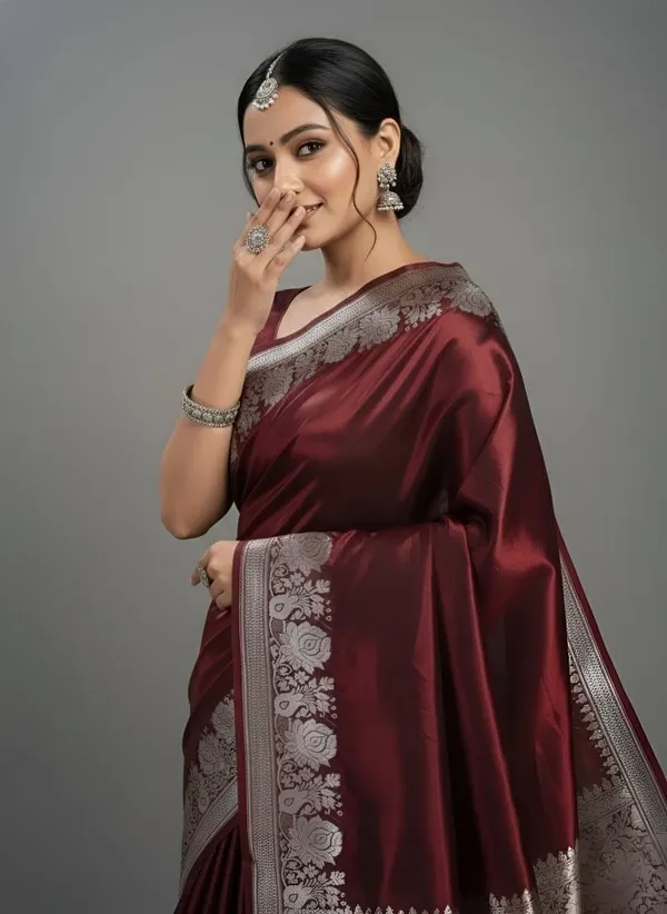 Weaver_Store_Woven_Banarasi_Art_Silk_Saree_(Red)