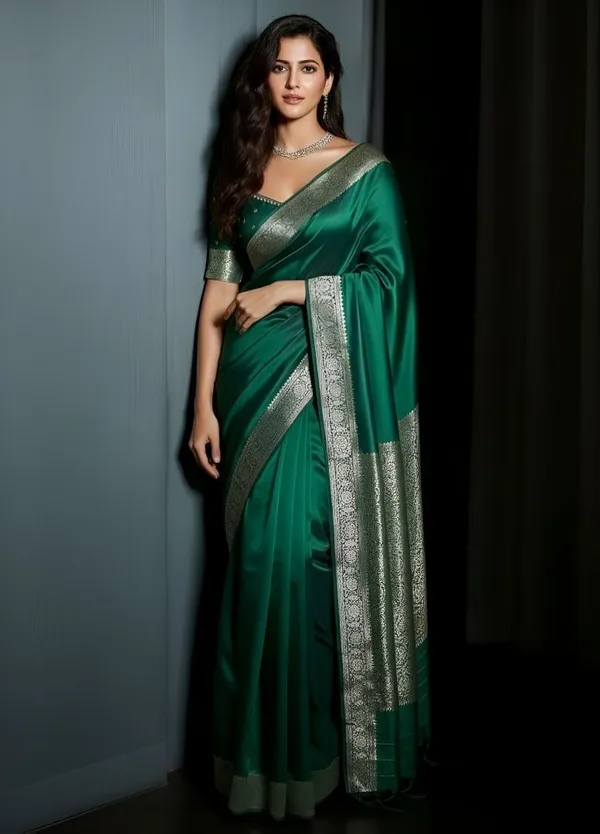 Weaver_Store_Woven_Banarasi_Art_Silk_Saree_(Green)
