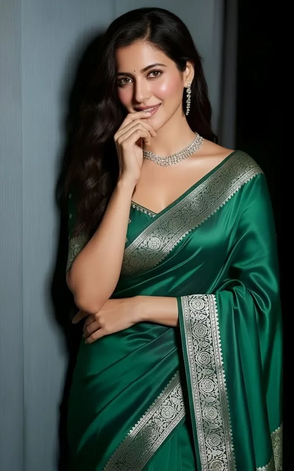 Weaver_Store_Woven_Banarasi_Art_Silk_Saree_(Green)