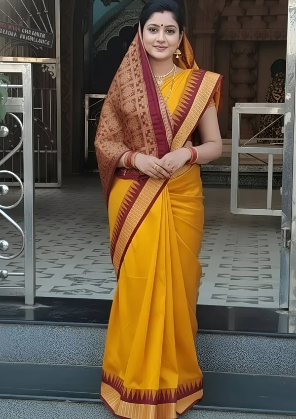 Weaver_Store_Printed_Banarasi_Art_Silk_Saree_(Yellow)