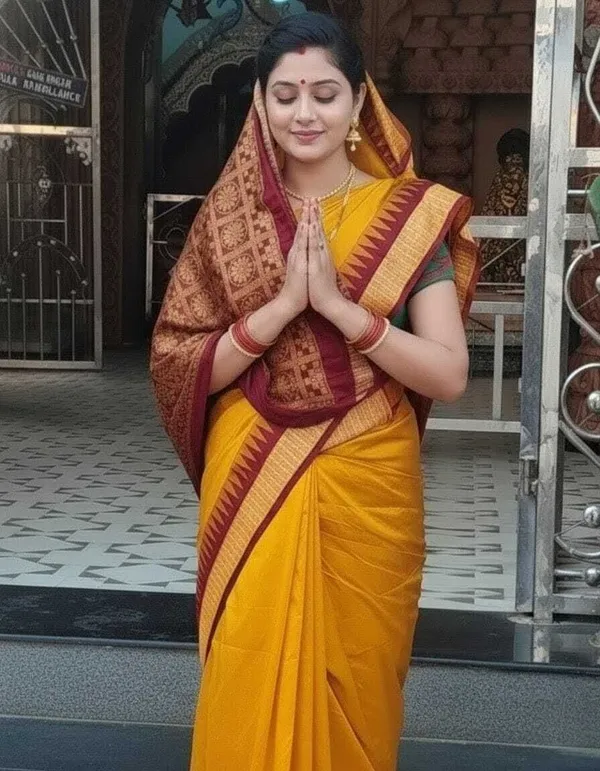 Weaver_Store_Printed_Banarasi_Art_Silk_Saree_(Yellow)