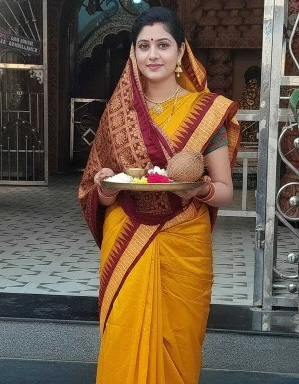 Weaver_Store_Printed_Banarasi_Art_Silk_Saree_(Yellow)