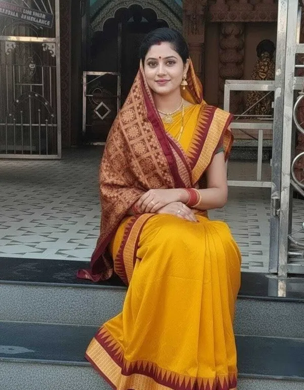 Weaver_Store_Printed_Banarasi_Art_Silk_Saree_(Yellow)