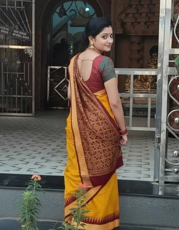 Weaver_Store_Printed_Banarasi_Art_Silk_Saree_(Yellow)