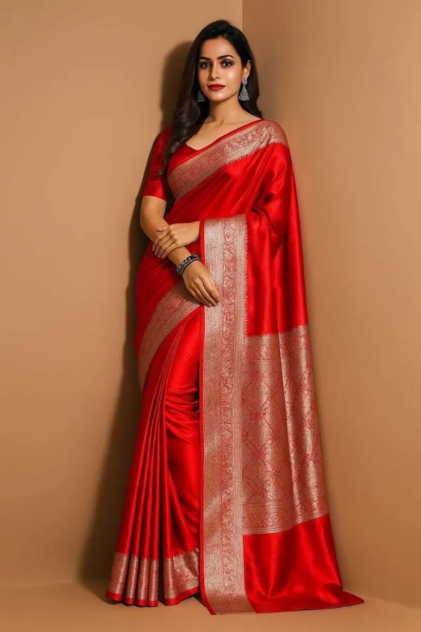 Weaver_Store_Woven_Banarasi_Art_Silk_Saree_(Red)