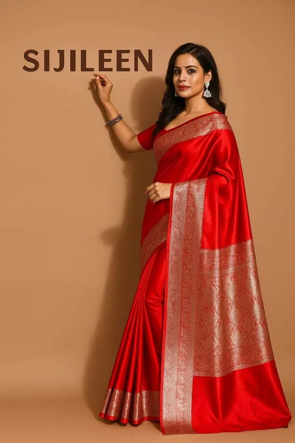 Weaver_Store_Woven_Banarasi_Art_Silk_Saree_(Red)