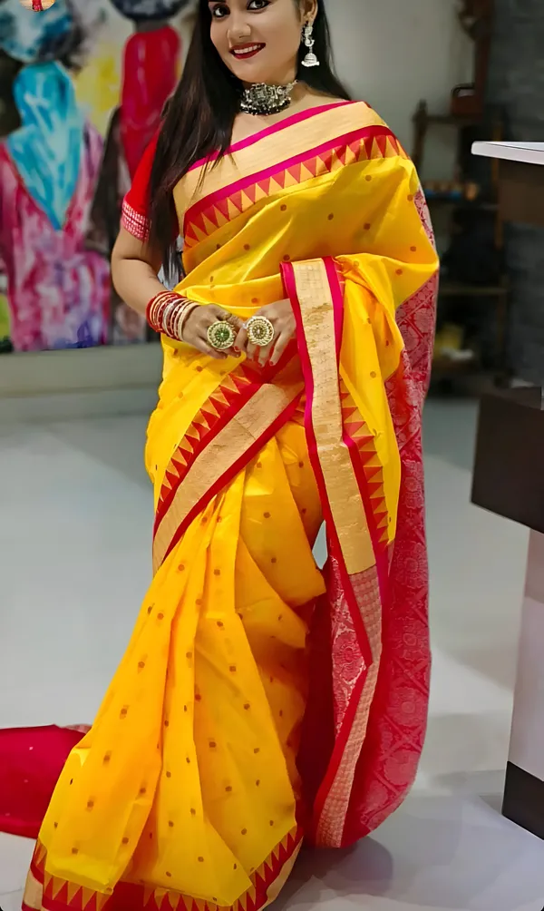 Weaver_Store_Woven_Banarasi_Art_Silk_Saree_(Yellow)