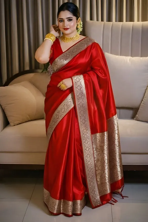 Weaver_Store_Woven_Banarasi_Art_Silk_Saree_(Red)
