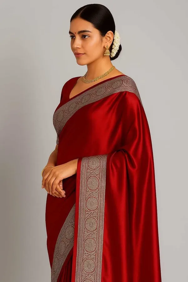 Weaver_Store_Printed_Banarasi_Art_Silk_Saree_(Red)