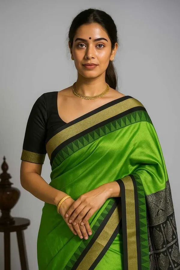 Weaver_Store_Woven_Banarasi_Art_Silk_Saree_(Green)