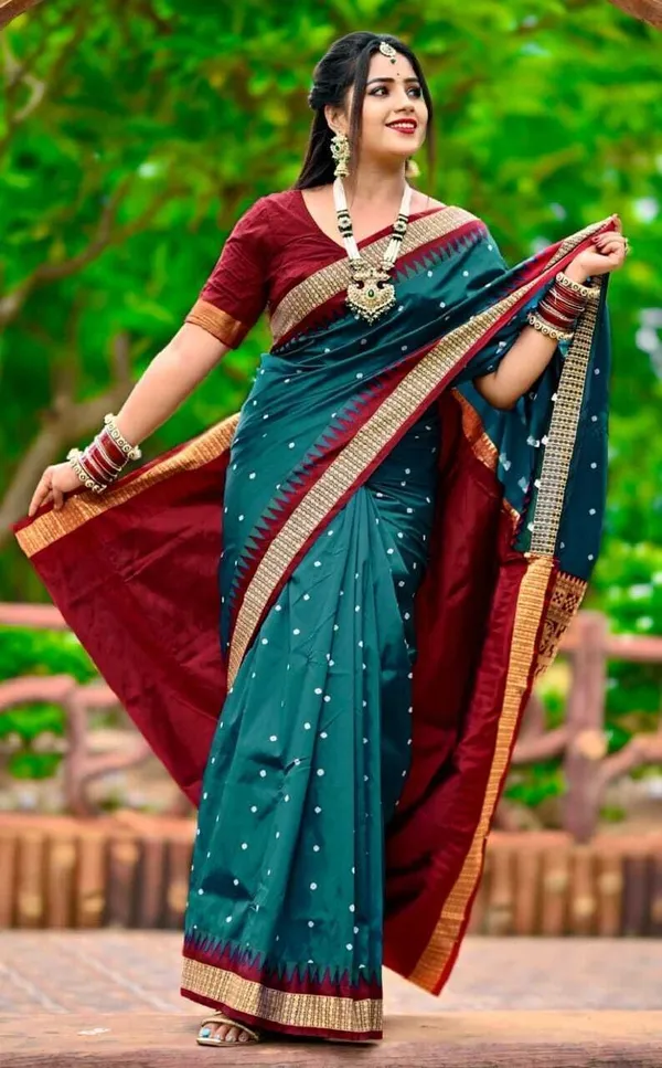 Weaver_Store_Woven_Banarasi_Art_Silk_Saree_(Green)