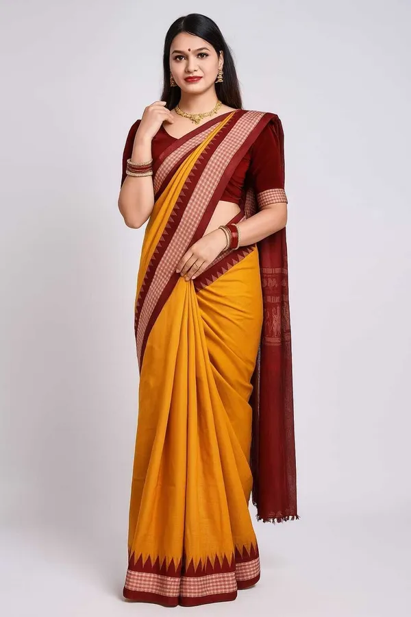 Weaver_Store_Woven_Banarasi_Art_Silk_Saree_(Mustard)