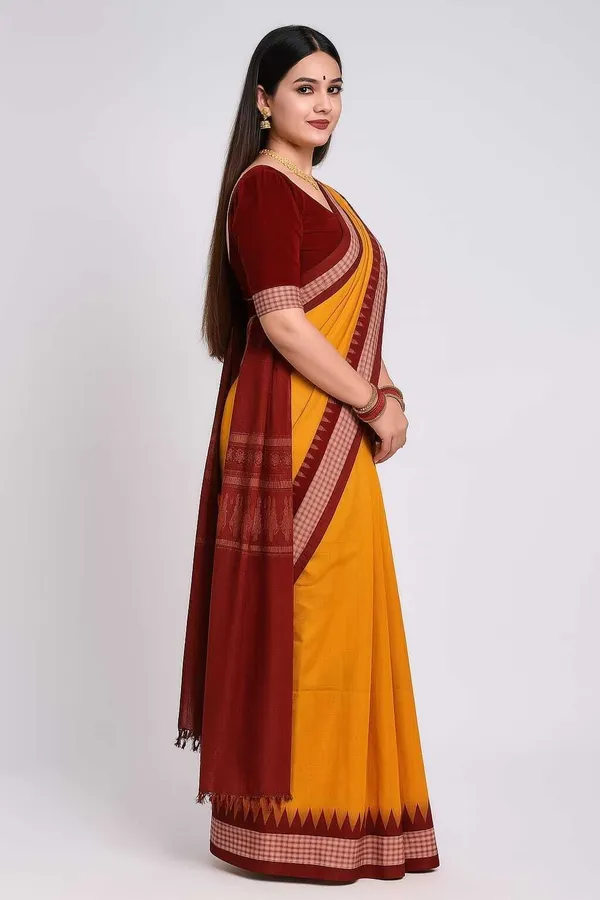 Weaver_Store_Woven_Banarasi_Art_Silk_Saree_(Mustard)