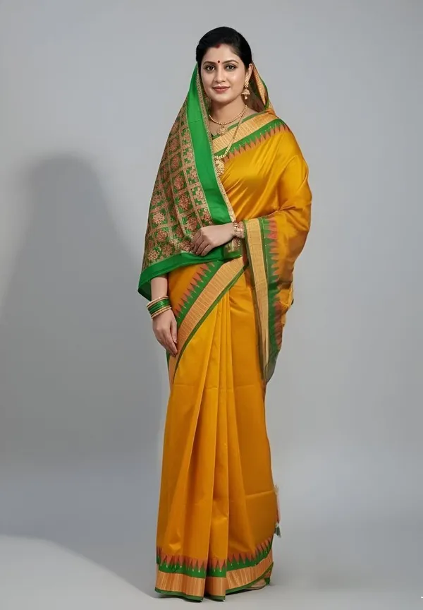 Weaver_Store_Woven_Banarasi_Art_Silk_Saree_(Mustard)