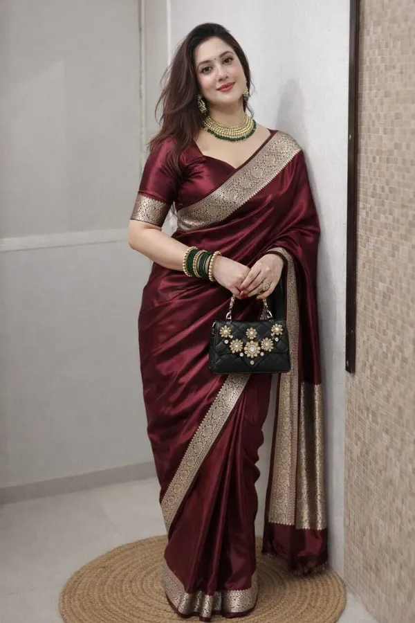 Weaver_Store_Woven_Banarasi_Art_Silk_Saree_(Maroon)