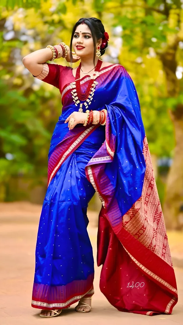 Weaver_Store_Woven_Banarasi_Art_Silk_Saree_(Blue)