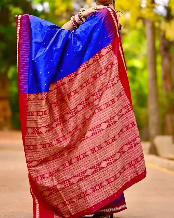 Weaver_Store_Woven_Banarasi_Art_Silk_Saree_(Blue)