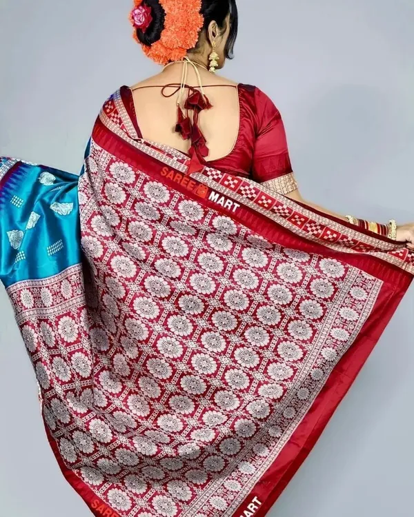 Weaver_Store_Woven_Banarasi_Art_Silk_Saree_(Blue)