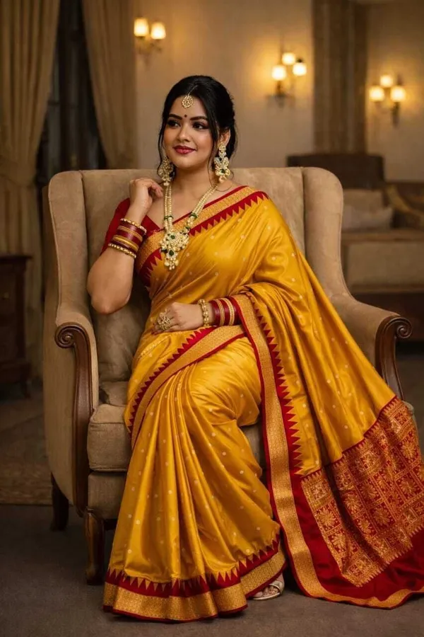 Weaver_Store_Woven_Banarasi_Art_Silk_Saree_(Mustard)