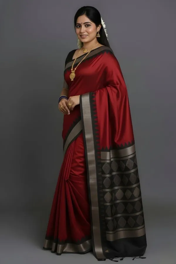 Weaver_Store_Woven_Banarasi_Art_Silk_Saree_(Red)