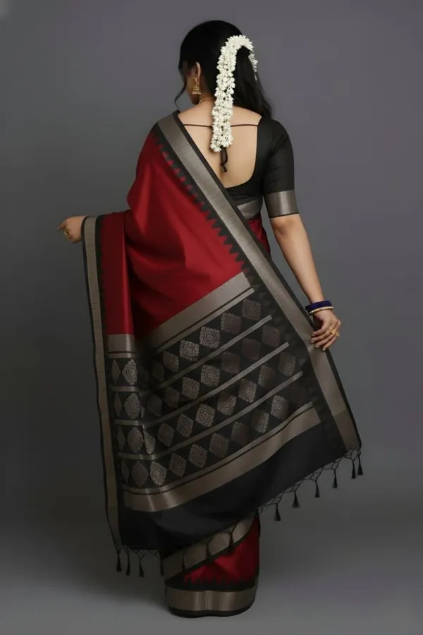 Weaver_Store_Woven_Banarasi_Art_Silk_Saree_(Red)