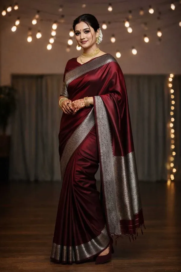 Weaver_Store_Woven_Banarasi_Art_Silk_Saree_(Maroon)