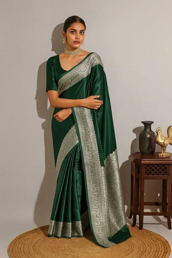Weaver_Store_Woven_Banarasi_Art_Silk_Saree_(Green)
