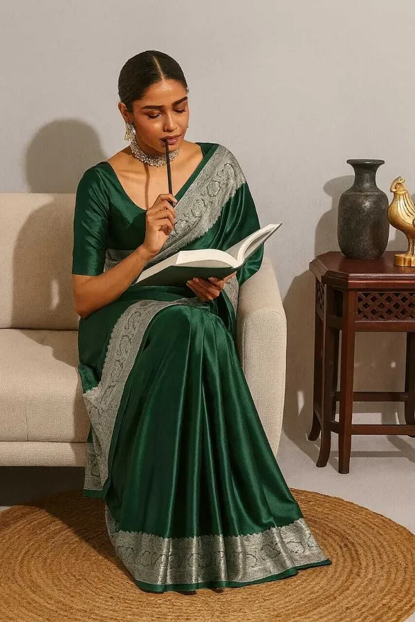 Weaver_Store_Woven_Banarasi_Art_Silk_Saree_(Green)