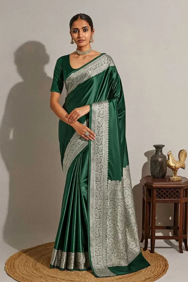 Weaver_Store_Woven_Banarasi_Art_Silk_Saree_(Green)