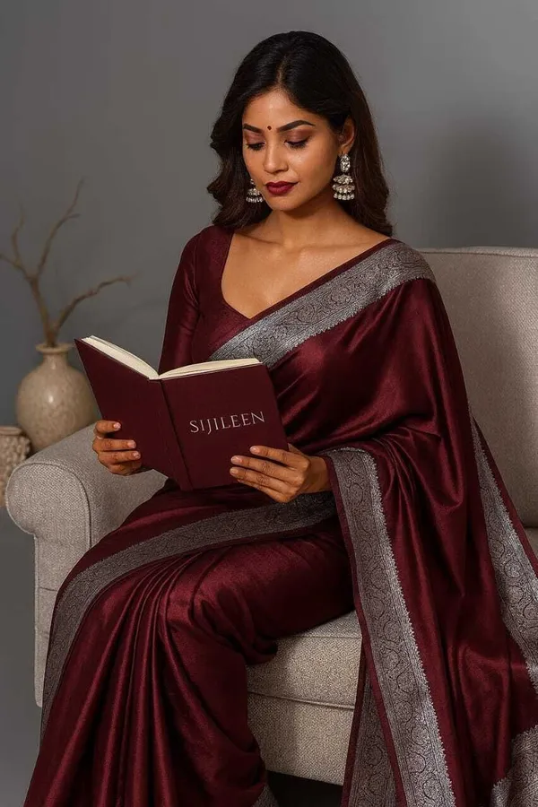 Weaver_Store_Woven_Banarasi_Art_Silk_Saree_(Maroon)