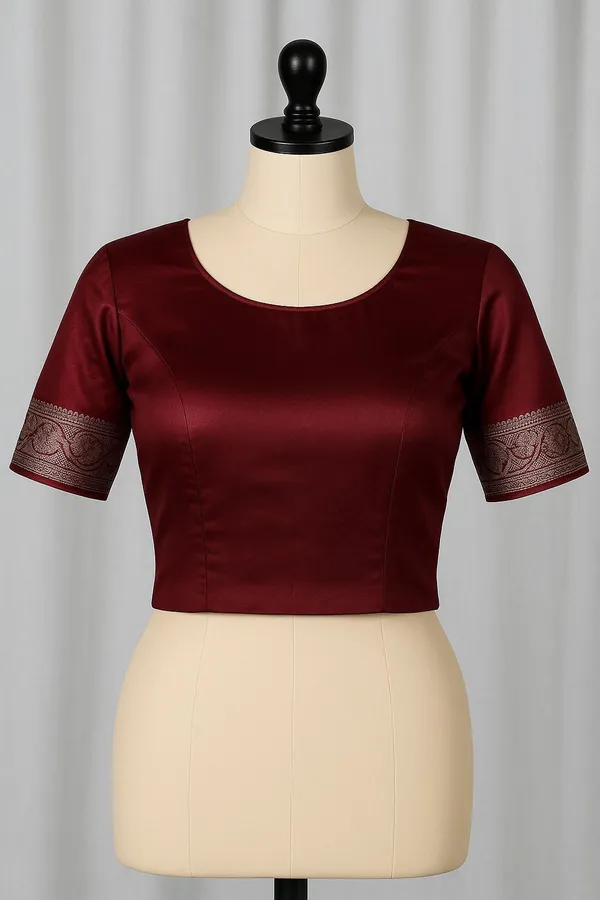 Weaver_Store_Woven_Banarasi_Art_Silk_Saree_(Maroon)