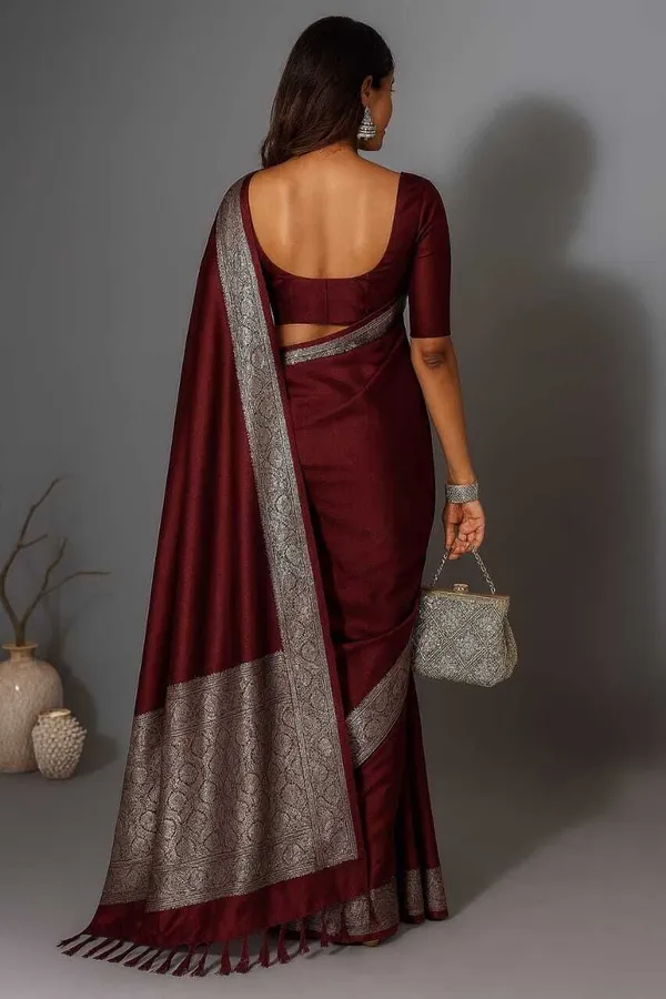 Weaver_Store_Woven_Banarasi_Art_Silk_Saree_(Maroon)