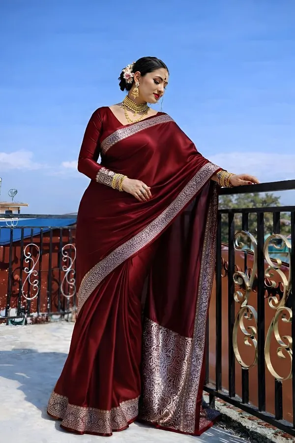 Weaver_Store_Woven_Banarasi_Art_Silk_Saree_(Maroon)
