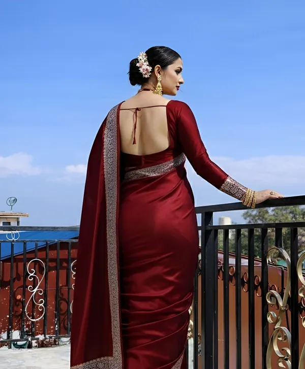 Weaver_Store_Woven_Banarasi_Art_Silk_Saree_(Maroon)