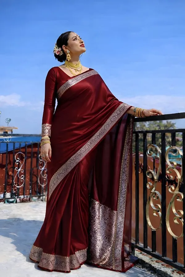 Weaver_Store_Woven_Banarasi_Art_Silk_Saree_(Maroon)