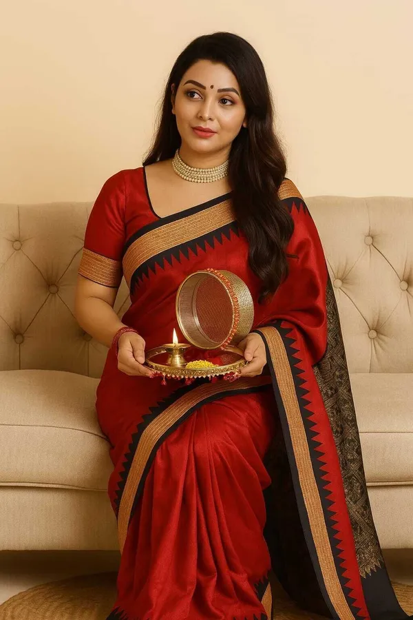 Weaver_Store_Woven_Banarasi_Art_Silk_Saree_(Red)