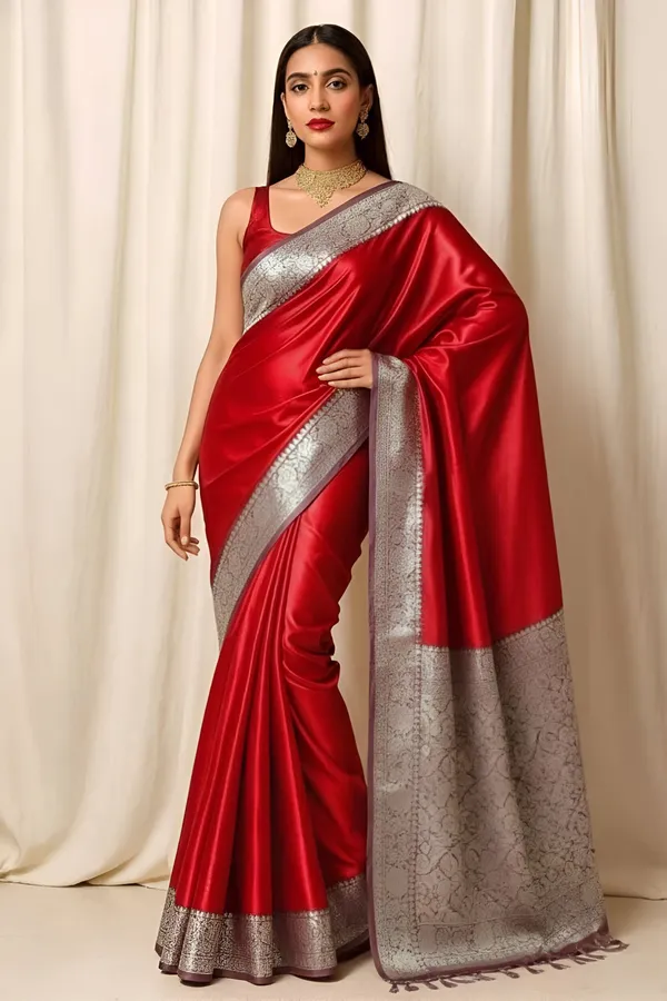 Weaver_Store_Woven_Banarasi_Art_Silk_Saree_(Red)