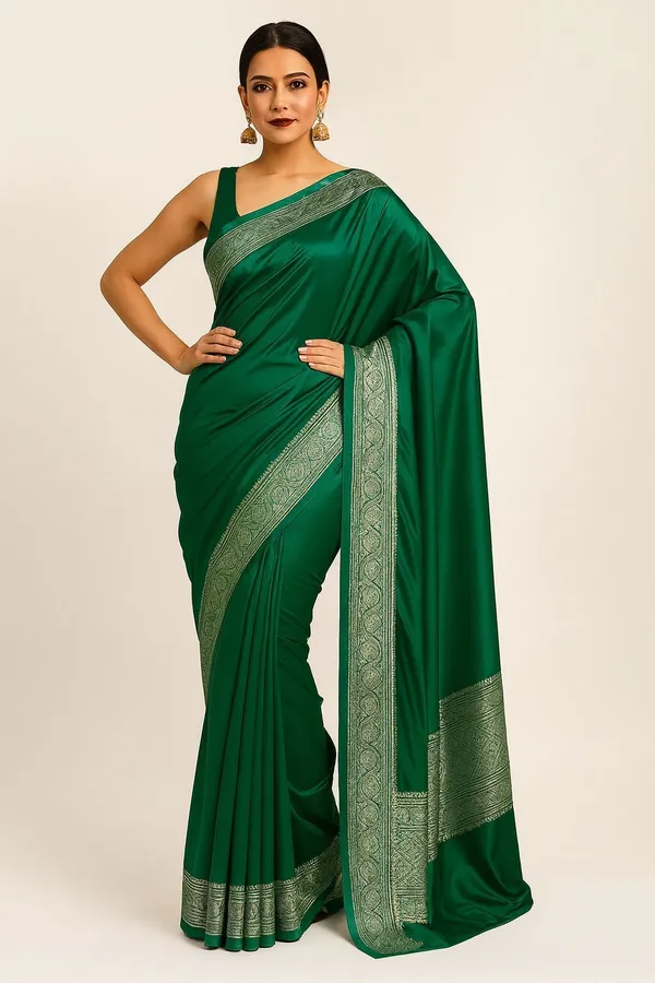 Weaver_Store_Woven_Banarasi_Art_Silk_Saree_(Green)