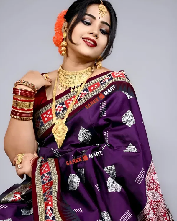 Weaver_Store_Woven_Banarasi_Art_Silk_Saree_(Purple)