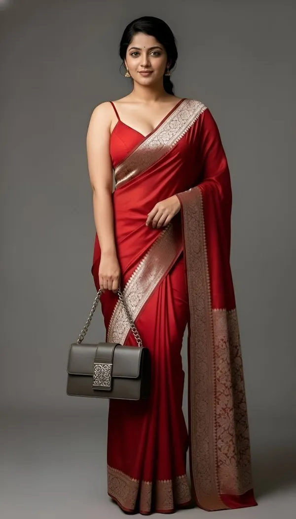 Weaver_Store_Woven_Banarasi_Art_Silk_Saree_(Red)