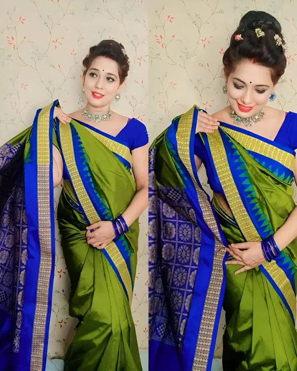 Weaver_Store_Woven_Banarasi_Art_Silk_Saree_(Green)
